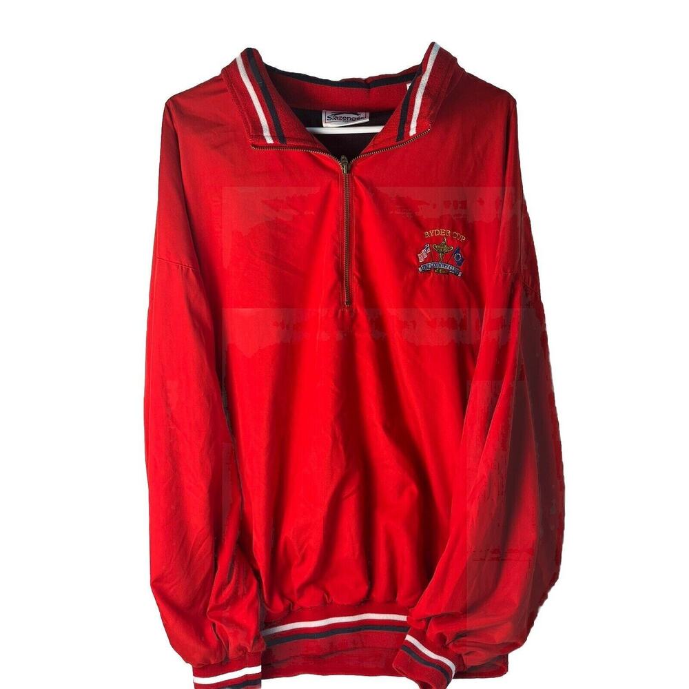 XXL 1999 Slazenger Ryder Cup The Country Club Rain Jacket Windbreaker Coat